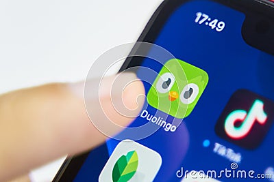 Iphone Apps. Editorial Stock Photo