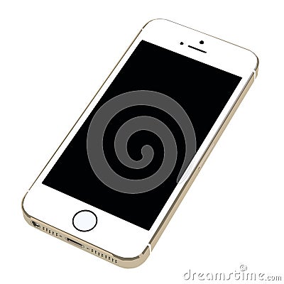 Iphone 5s, isolated vector image Stock Photo