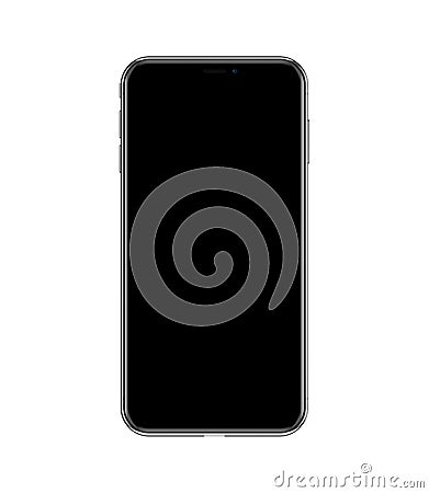 Iphone X Black screen Editorial Stock Photo