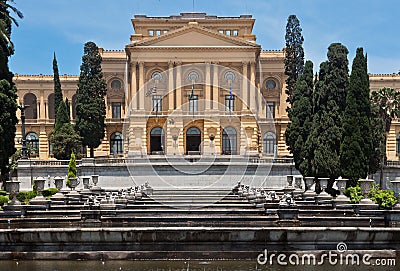 Ipiranga Historical Building Sao Paulo Stock Photo