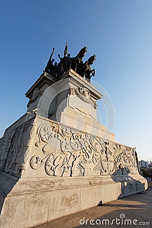 Ipiranga Monument Sao Paulo Brazil Stock Photo