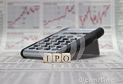 IPO Initial Public Offering Stock Photo