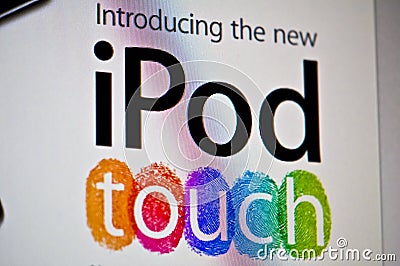 ipod touch Editorial Stock Photo