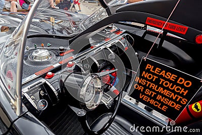 Ipswich, Suffolk, UK July 19 2015: Classic Batmobile from the 1960`s Batman TV show on display at a car festival Editorial Stock Photo