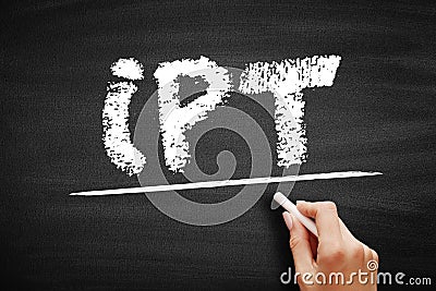 IPT Item Per Transaction - measure the average number of items that customers are purchasing in transaction, acronym text on Stock Photo