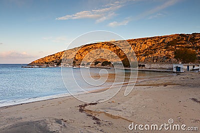 Iraklia island. Stock Photo