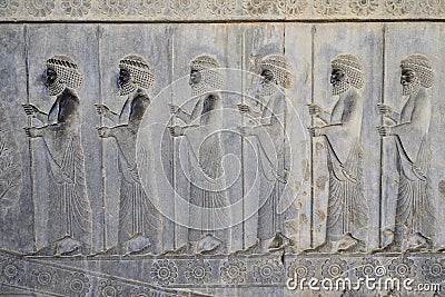 Iran, Ancient Persepolis Complex Stock Photo