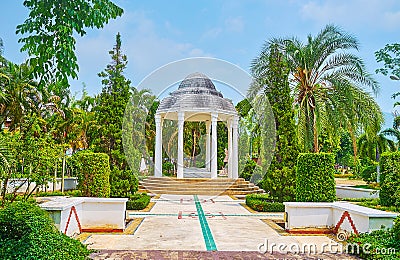 Iran Garden of Rajapruek park, Chiang Mai, Thailand Stock Photo