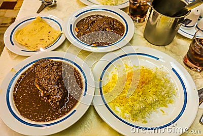 Iranian Khoresht-e Fesenjan Stock Photo