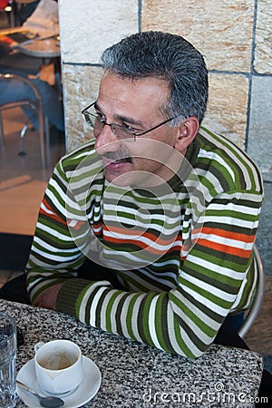 Iranian man Stock Photo