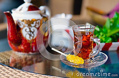 Iranian Tea Stock Photo