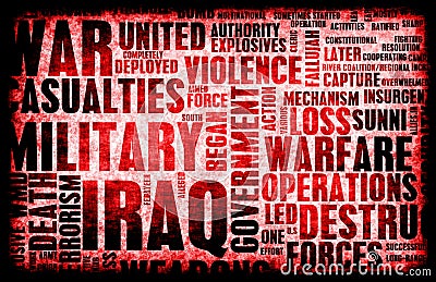 Iraq War Stock Photo