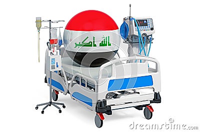 Iraqi Healthcare, ICU in Iraq. 3D rendering Stock Photo