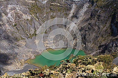 Irazu Volcano, Costa Rica Stock Photo