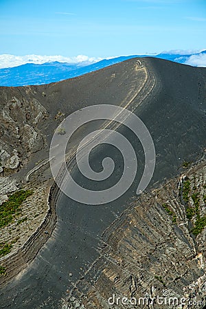 Irazu Volcano Stock Photo