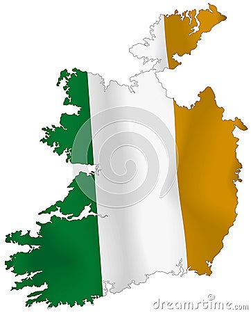 Ireland Cartoon Illustration