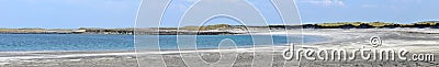 Ireland Aran island beach panorama Stock Photo