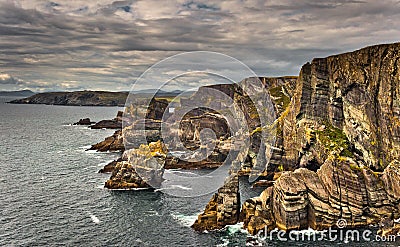 Ireland, cliffs in Mizen Head Stock Photo