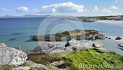 Ireland coastline landscape Stock Photo