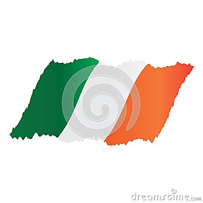 Ireland Flag Vector Design illustration Image Vector Illustration