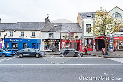 Ireland Galway county street view Editorial Stock Photo