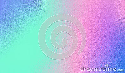 Iridescent background. Pastel color gradient effect foil. Rainbow texture. Neon colors. Metallic background. Sparkly metall. Soft Vector Illustration