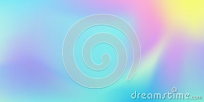 Iridescent color blend background, abstract liquid pattern. Vector holographic colors gradient blend background Vector Illustration