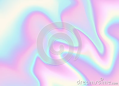 Iridescent Holographic Foil Vector Patterns Vector Illustration