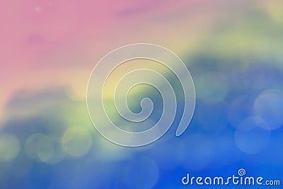 Iridescent holographic Rainbow Crystal Abstract Stock Photo
