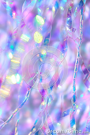 Iridescent Scatter Background Stock Photo