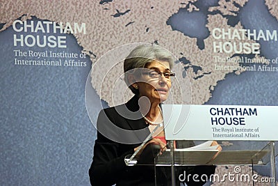 Irina Bokova, director general of the UNâ€™s culture organisation UNESCO Editorial Stock Photo