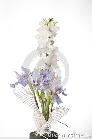 Iris bouquet Stock Photo
