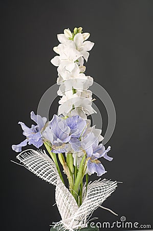 Iris bouquet Stock Photo