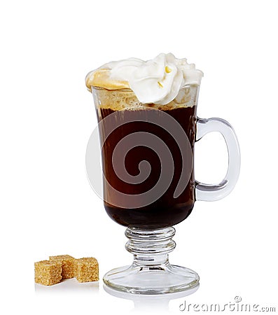 Irish coffee Stock Photo