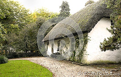 Irish cottage Stock Photo