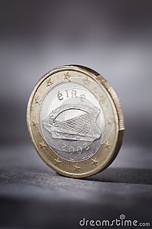 Irish Euro Stock Photo