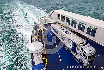 Irish ferry ship Editorial Stock Photo