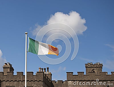 Irish Flag Stock Photo