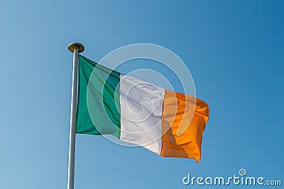 Irish flag Stock Photo