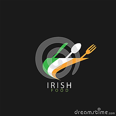 Irish food label Stock Photo