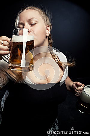 Irish girl Stock Photo