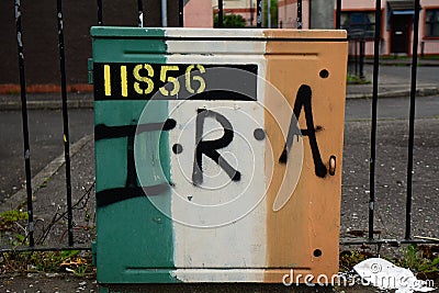 Irish Republican Army, Derry, Northern Ireland Editorial Stock Photo