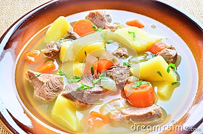 Irish stew Stock Photo