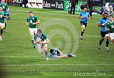 Irish try Editorial Stock Photo