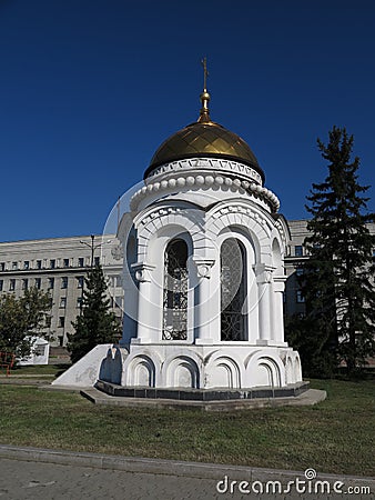 Irkutsk, Russia - pearl of Siberia on Angara river Stock Photo