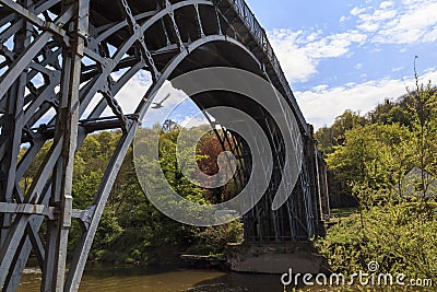 Iron Bridge Stock Photo