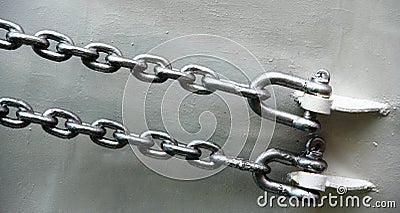 Iron chain Stock Photo