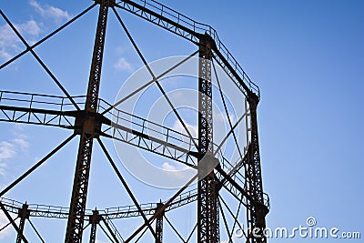 Iron construction Stock Photo