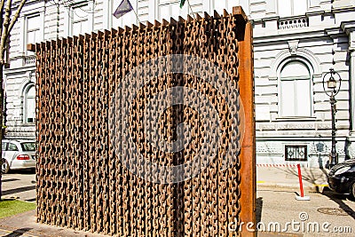 Iron Curtain Memoria, Budapest, Hungary Editorial Stock Photo