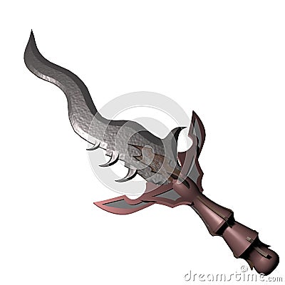 Iron dagger Cartoon Illustration